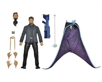 NECA Collectible Gargoyles Ultimate David Xanatos Figure with Closed Wings 7" Scale Action Figure