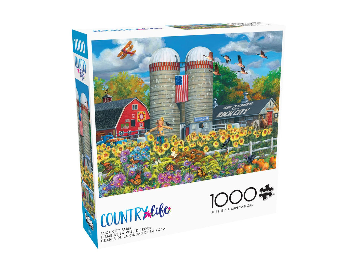 Buffalo Games - Rock City Farm - 1000 Piece Jigsaw Puzzle for Adults