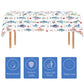 Letromp Fishing Tablecloths 54 x 108 Inch Gone Fishing Table Cover for Fishermen Theme Kids Men Birthday Party Table Decorations Supplies Favors