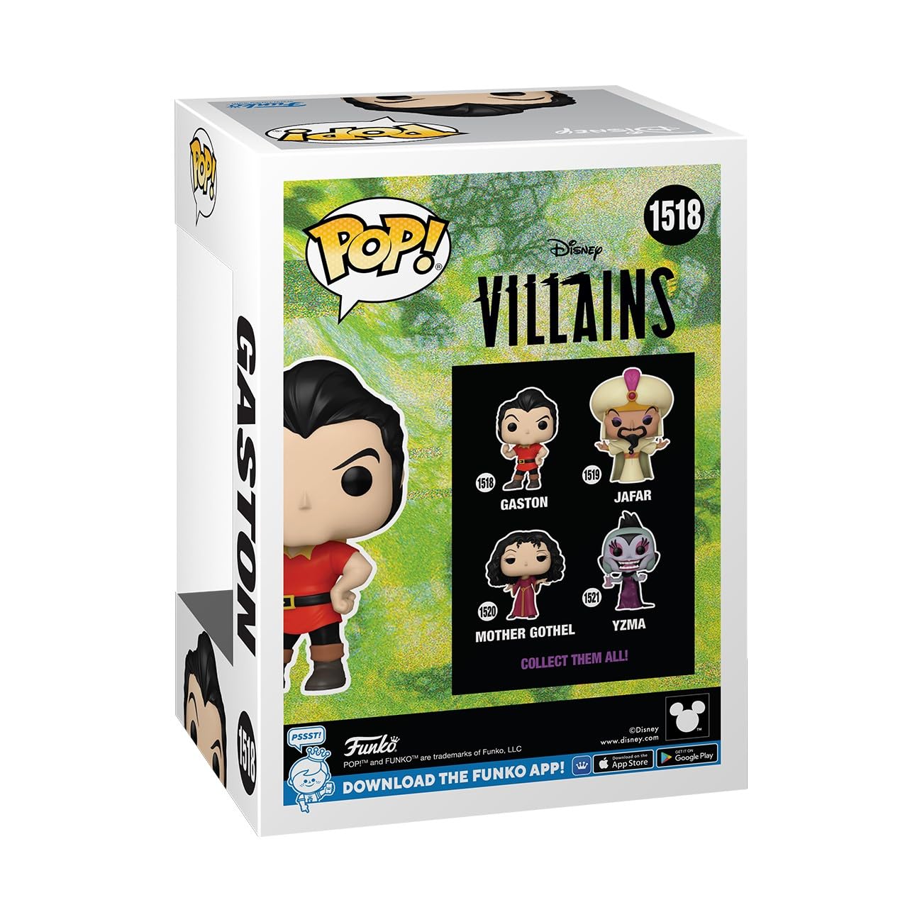 Funko POP Disney: Villains - Gaston - Disney Villains - Collectable Vinyl Figure - Gift Idea - Official Merchandise - for Kids & Adults - Movies Fans