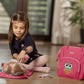 HappyVk Baby Doll Diaper Bag with Changing Pad - Realistic, Spacious & Comfortably Designed for Pretend Play