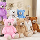 Toys Studio Ultra Soft Teddy Bear 51 inch Giant Stuffed Animal for Girls Large Stuffed Teddy Bear Plush Toy Women Kids Gifts Christmas Easter