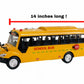 Big Daddy Huge Yellow School Bus with Lights and Cool Openable Doors Pull Back Toy School Bus with Sounds and Songs for Girls, Boys, Toddlers