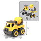 Misco Toys: DIY 3-in-1 Construction Truck - 58pc Assembly Kit, Vehicle Building, Transformation Set, Easy Take Apart & Re-Build, Storage Case, Kids 6+
