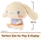 GUND Sanrio Cinnamoroll 10-Inch Plush Toy with Camping Outfit for Ages 1+