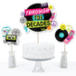 Big Dot of Happiness Through the Decades - 50s, 60s, 70s, 80s, and 90s Party Centerpiece Sticks - Table Toppers - Set of 15