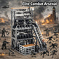 ELEFOCUS WW2 Military Base Building Blocks Set with Army Weapons Pack, SWAT Gear, Miniguns,Witch 6 Soldier Figures