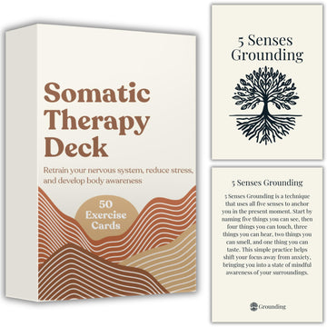 Somatic Therapy Cards with Exercises to Reset Your Nervous System, Relieve Anxiety, Soothe Stress, and Reconnect Through Mindfulness, Breathwork,