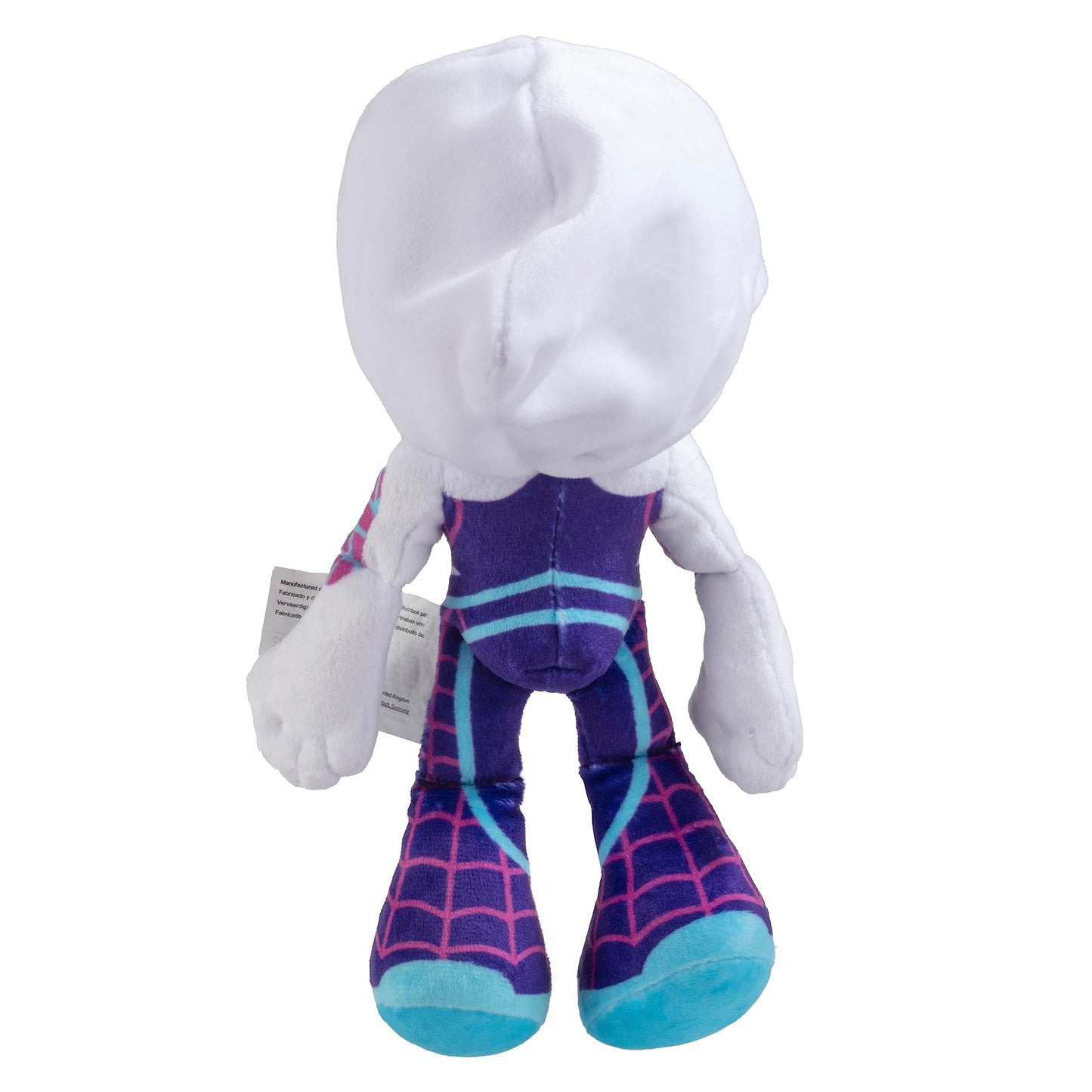 Marvel Spidey and His Amazing Friends 8" Gwen Stacy Ghost Spider Plush - Spider-Man Stuffed Animal Toy Figure - Officially Licensed - Spider-Verse