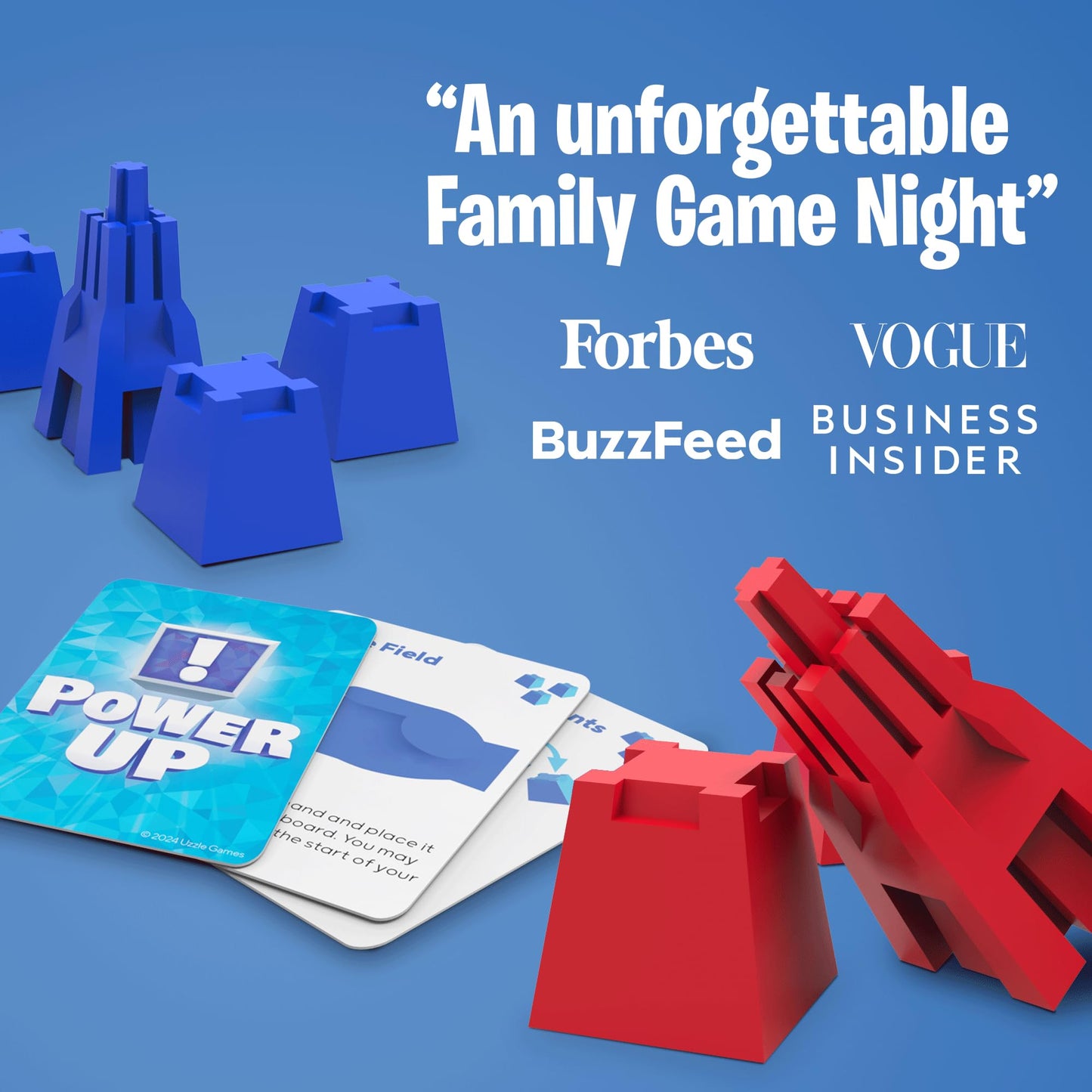 Pixel Forts Board Game by Uzzle Games | Fun Games for Kids (Age 6+), Teens, Family Board Games | Build Your Defense & Protect Your Fort, Interactive