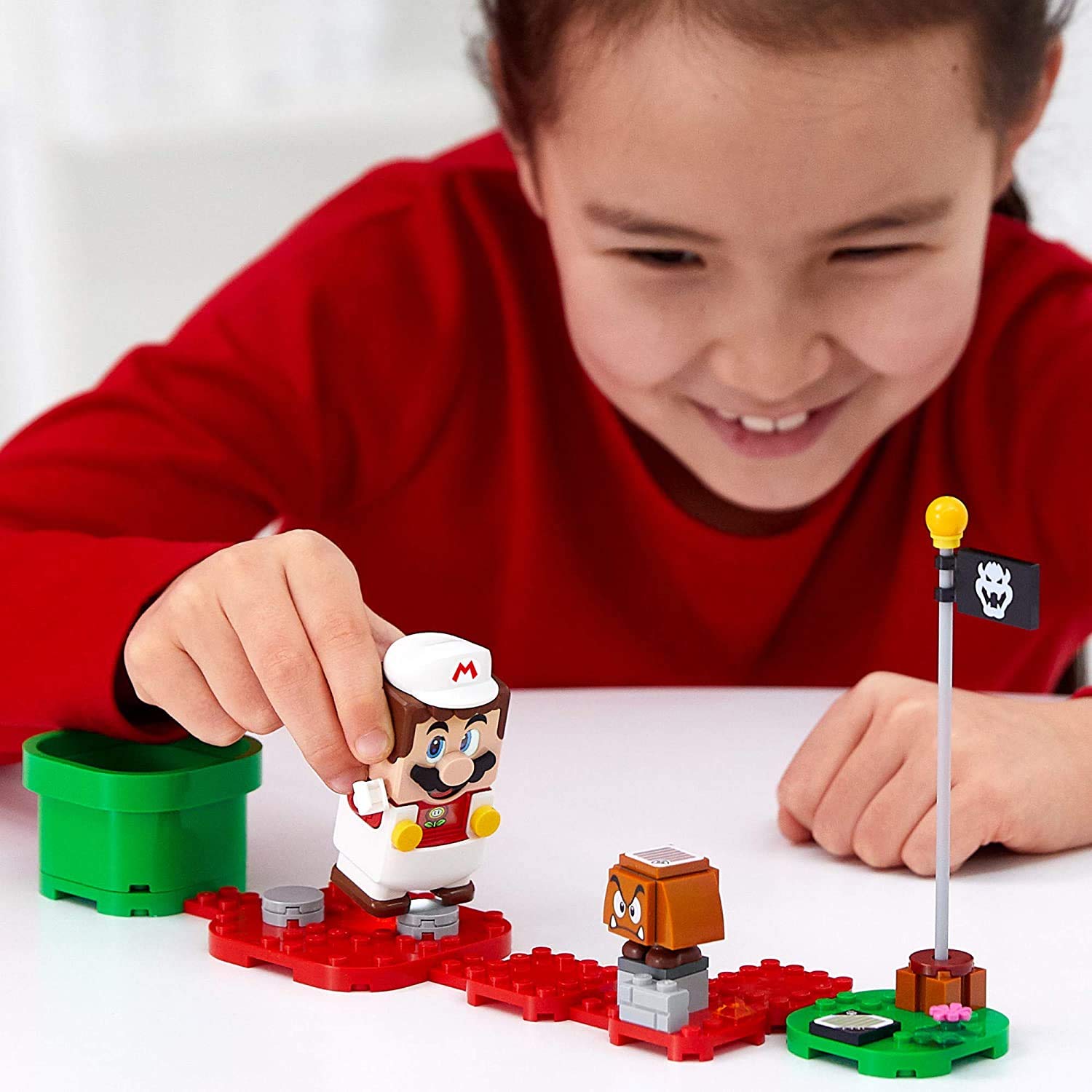 LEGO Super Mario Fire Mario Power-Up Pack 71370; Building Kit for Creative Kids to Power Up The Mario Figure in The Adventures with Mario Starter