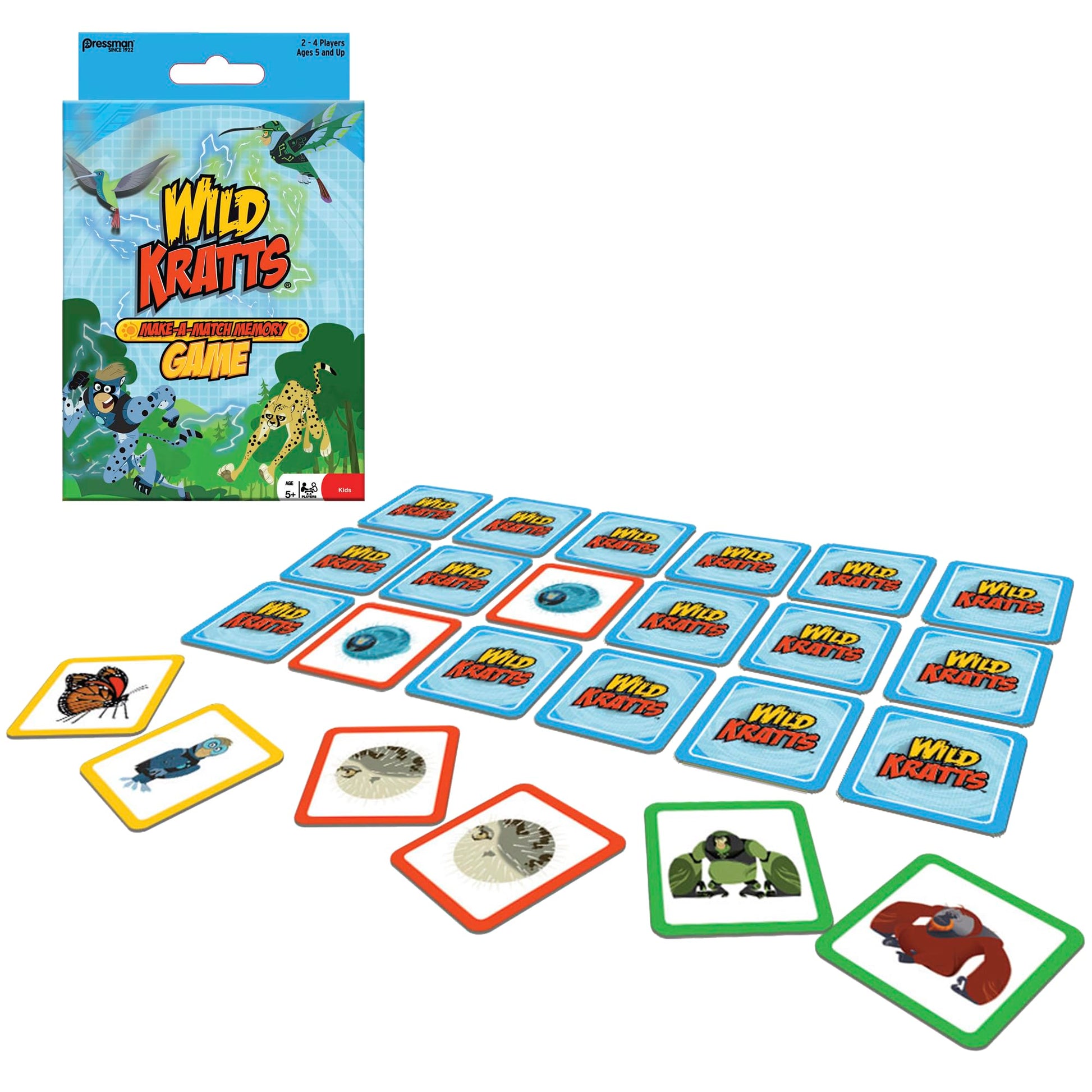 Wild Kratts Make A Match in Box Game