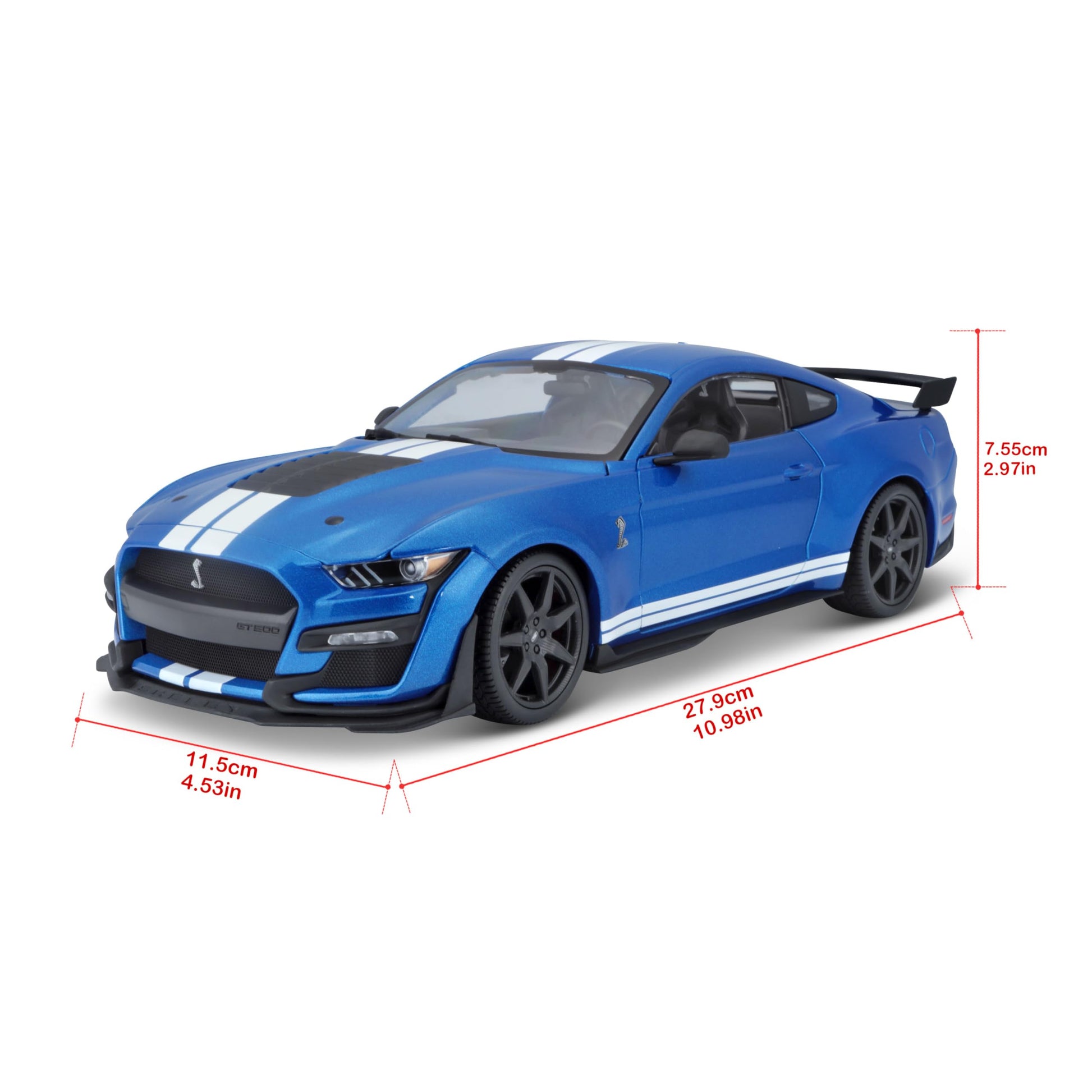 Maisto 1:18 Special Edition 2020 Mustang Shelby GT500, assorted orange, blue