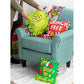 Fun Express Dr. Seuss The Grinch Christmas Fleece Tied Pillow Craft Kit - Makes 6 No-Sew Plush Pillows | Holiday Decorations & Gifts for Kids