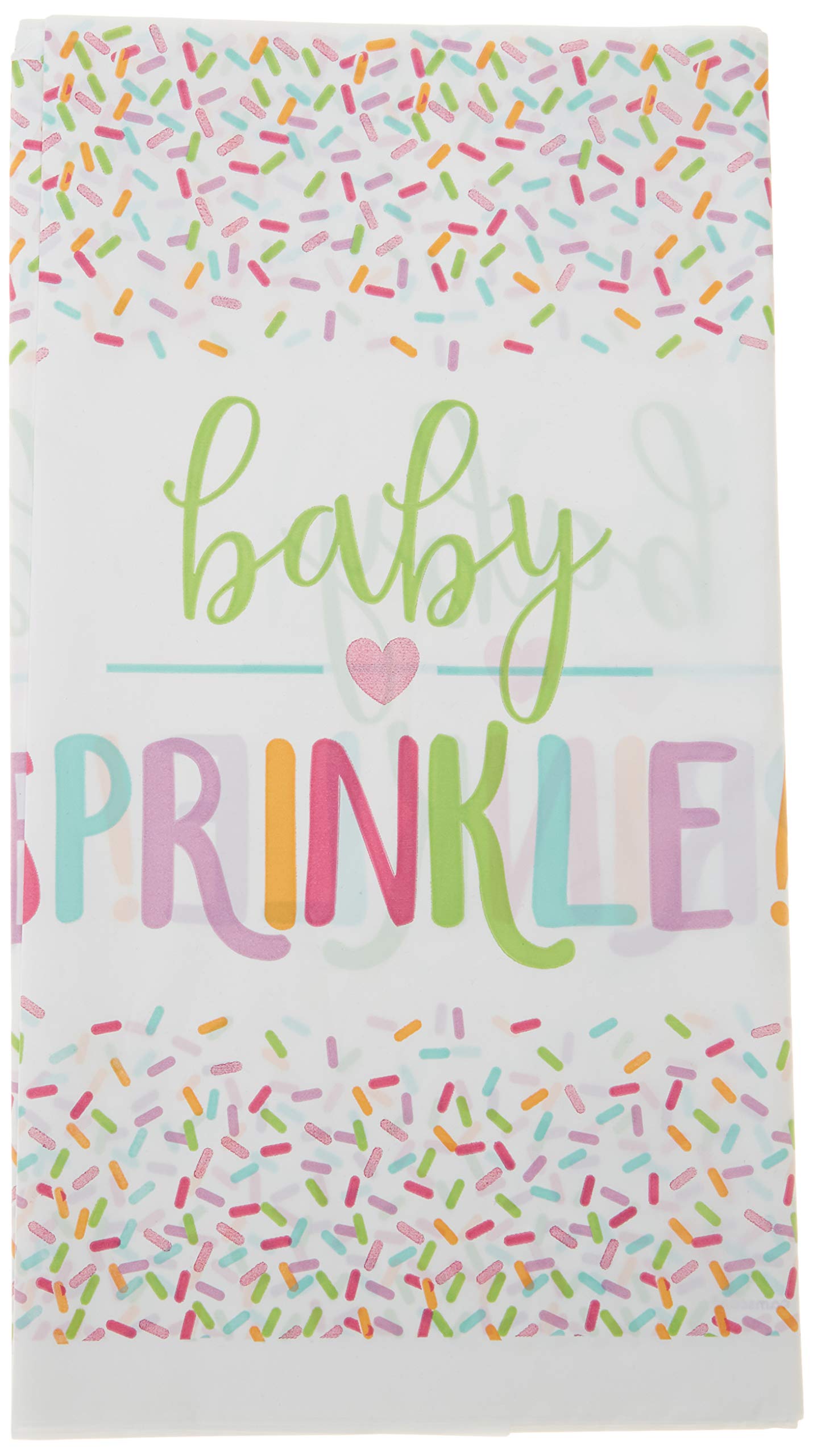 Amscan "Baby Sprinkle" Plastic Party Table Cover