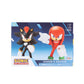 JAKKS Pacific Sonic The Hedgehog 4" Action Figure 2 Pack Knuckles & Shadow