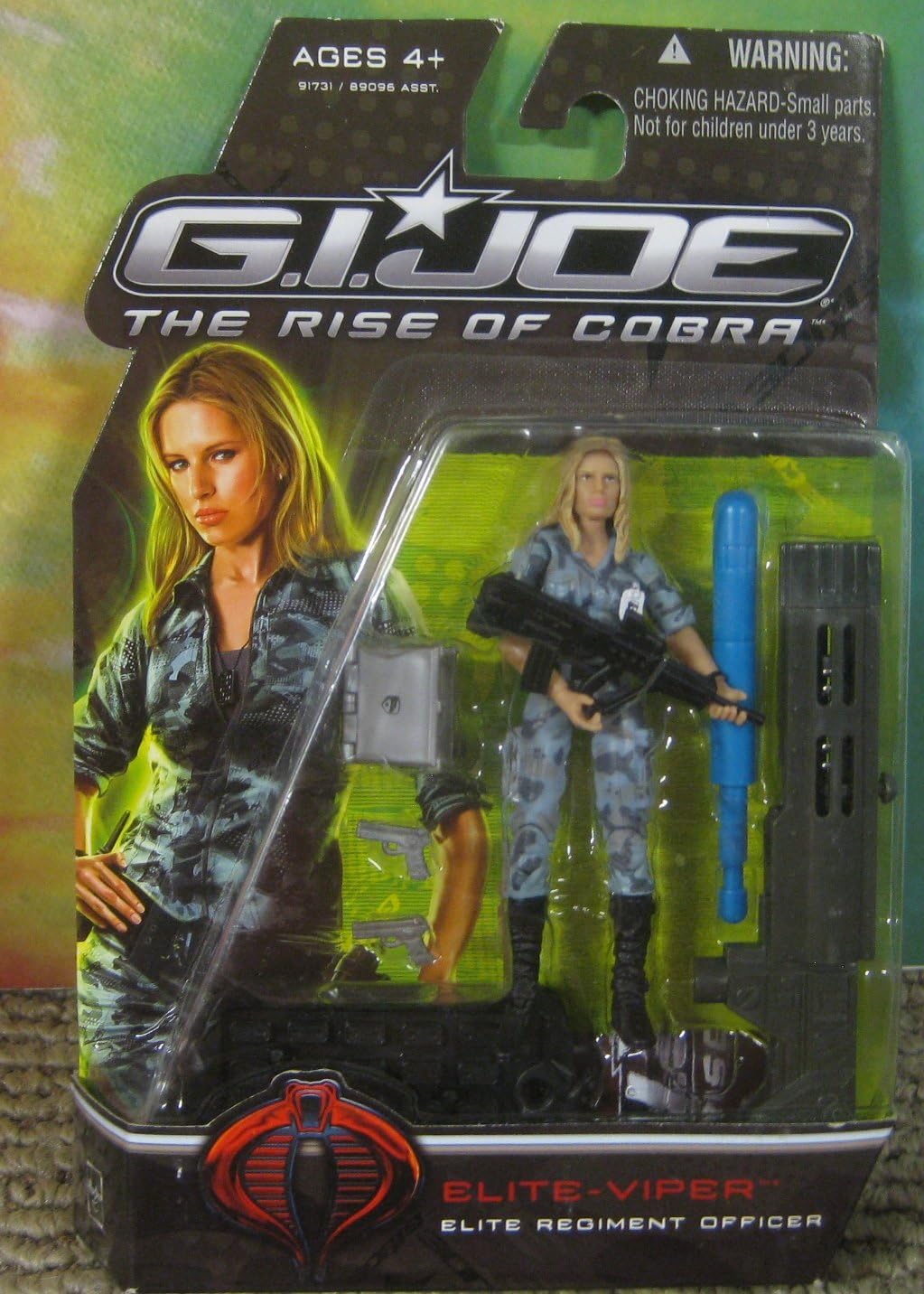 G.I. Joe, The Rise of Cobra Movie, Elite Viper (Elite Regiment Officer) Action Figure, 3.75 Inches