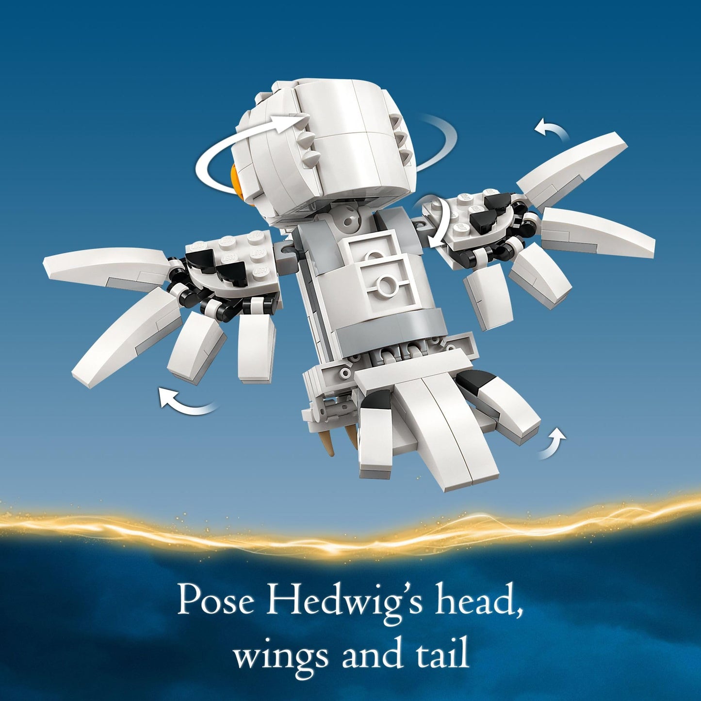 LEGO Harry Potter Hedwig at 4 Privet Drive, Buildable Fantasy Toy with a Harry Potter Owl Figure, Harry Potter Toy for Independent Play, Harry Potter