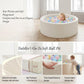 35.4"x 11.8" Foam Ball Pit,Ball Pits for Toddlers Babies-White