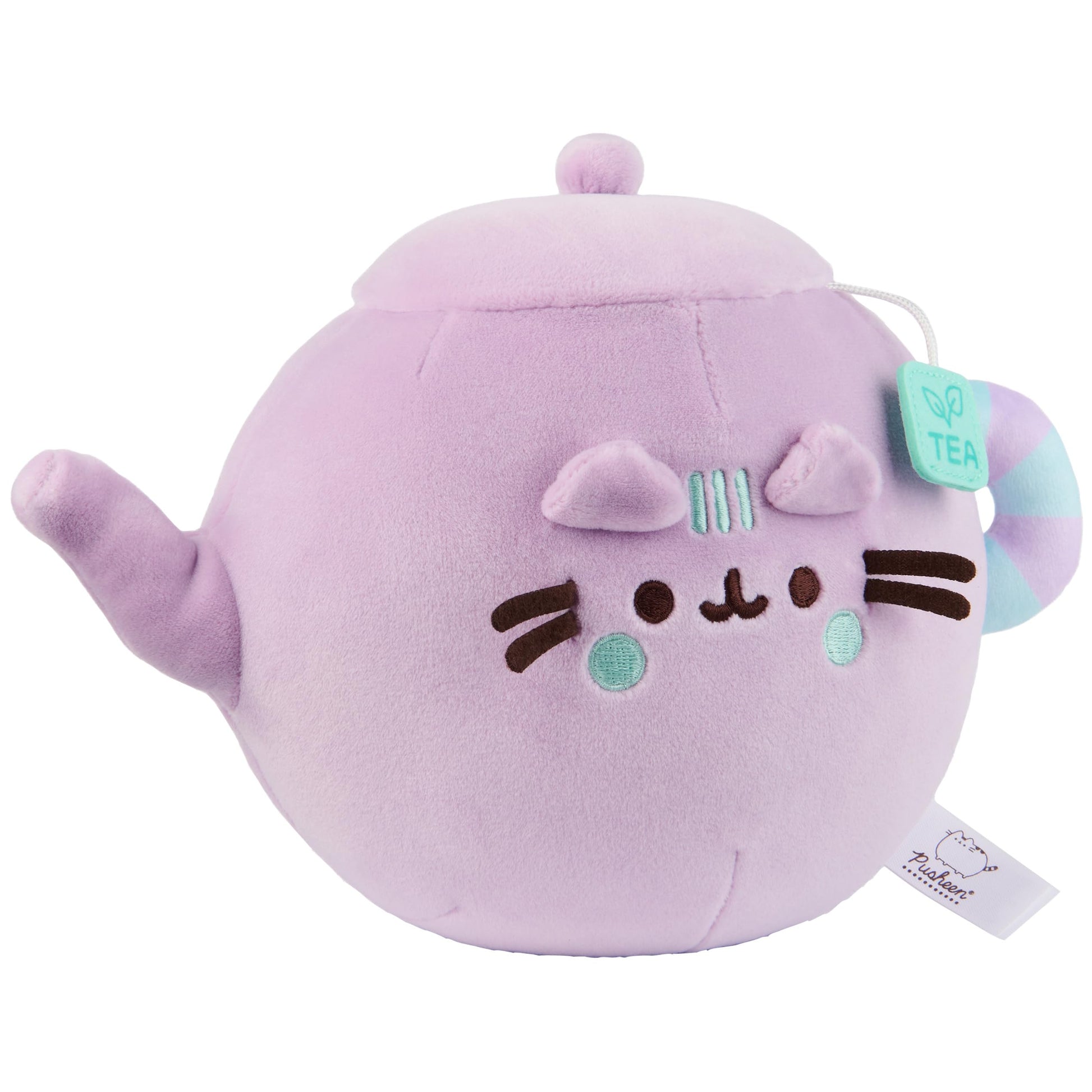 GUND Pusheen Tea Pot Squisheen 6-Inch Squishy Plush Toy; Ages 8+