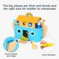 TOOKYLAND Noah's Ark Toys for Toddlers Wooden Animal Shape Sorter Toys, Baptism Gifts for Boys and Girls, Bible Story Toy with Story Book, Montessori