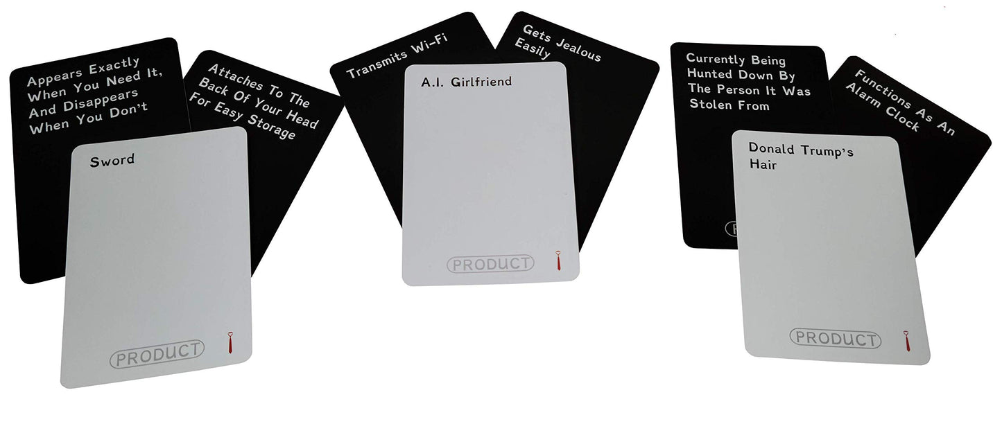 Bad Kerning Games Sell Outs - A Card Game of Hilarious Problems and Insane Products, 450-cards, 3+ Players, Ages 13+