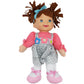Goldberger's Baby's First: Little Talker Brunette Doll - Says 20 Random Phrases When Tummy is Pressed, Machine Washable - Safe for Children Ages 1