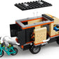 LEGO City Mountain Bike Adventure Van Set #60512 - 260 Pieces, 2 Mountain Bikes, Fold-Down Rack, Opening Doors & 2 Minifigures with Repair Accessories