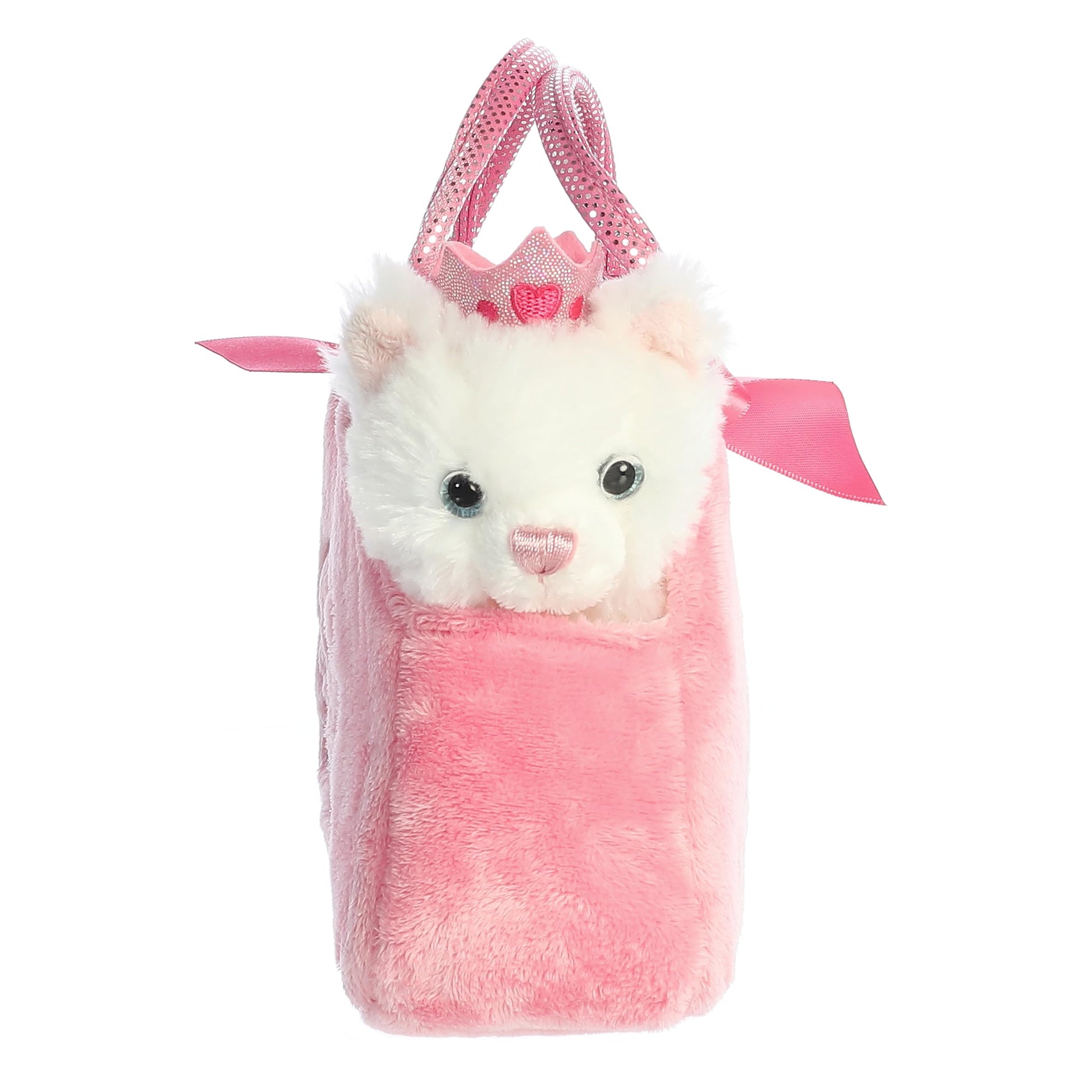 Aurora® Fashionable Fancy Pals™ Princess Kitten™ Stuffed Animal - Plush with Stylish Purse for Dress Up Fun - Perfect for Kids 3+ Years, Costumes,