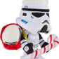 Mattel Star Wars Stormtrooper Plush Doll & Ornament, 10-inch Soft Toy with Santa Cap, Candy Cane & Sack that Stores the Holiday Decoration