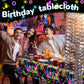HAKOTI 3Pack Neon Tablecloth,Glow Party Supplies Neon Birthday Rectangle Table Cover Let's Glow Theme Table Decoration for Birthday Baby Shower Party
