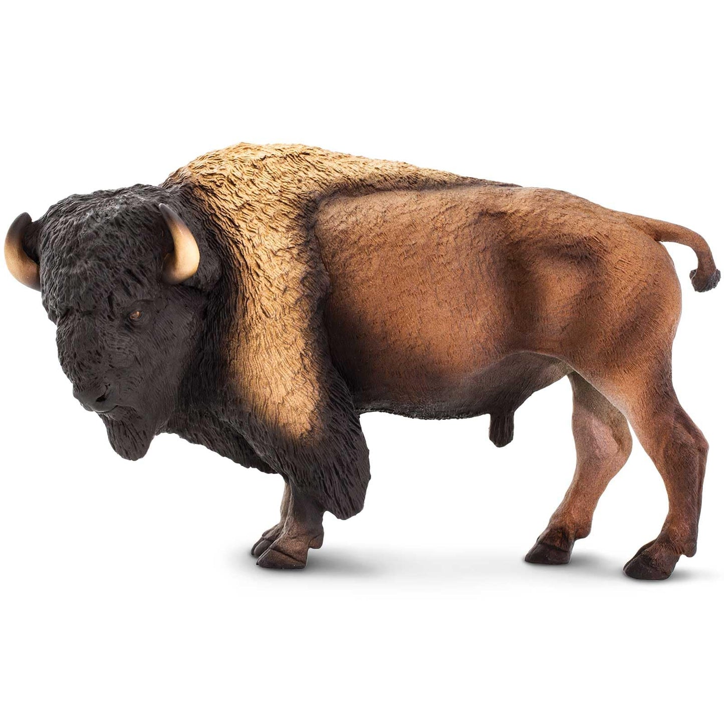 Safari Ltd. Bison Figurine - Detailed 8.25" Plastic Model Figure - Fun Educational Wildlife Play Toy for Boys, Girls & Kids Ages 3+