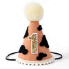 DSAANE Western Cowboy Party Hats - First Birthday Crowns for Decorations, Dress Up Photo Props