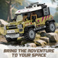 HIGH GODO Off-Road Car Building Set, City Truck Cars Collectible Model Kit, Classic SUV Vehicle Toys, for Adults Teens Age 14+ (311 PCS)
