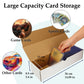 4 Pack Trading Card Storage Box,3200 Count Bulk Box Card Toploader Storage