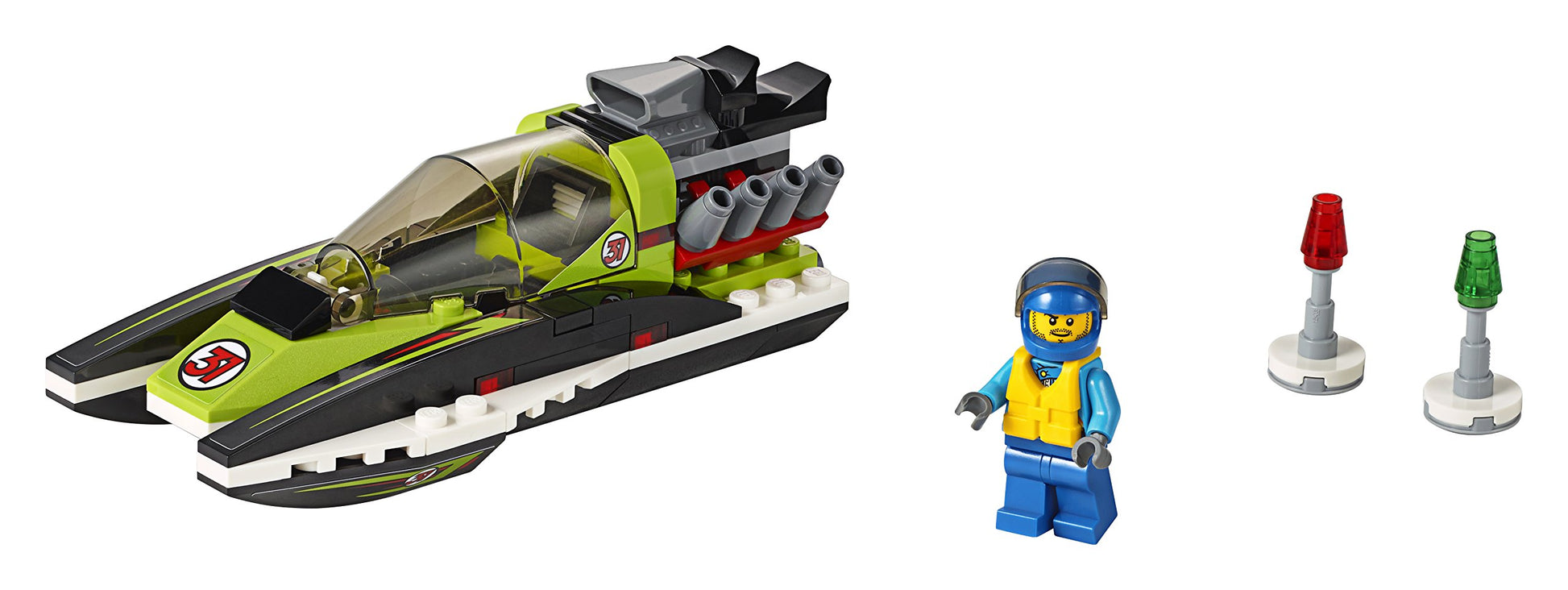 LEGO City Great Vehicles Race Boat (95 Piece)