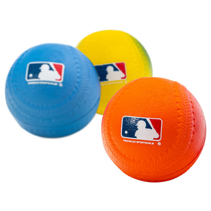 Franklin Sports MLB Foam Baseballs - 3 Pack