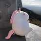 Plushland Soft Plush Unicorn Pillow Stuffed Animal Hugging White Throw Pillow Cushion Toy for Kids Teens Adult Gift Birthday, Valentine, Christmas