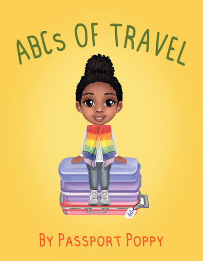 The ABCs of Travel Alphabet Flash Cards - Learning Cards for Toddlers & Preschoolers Featuring Travel Themed Objects & Sight Words - Educational Flash