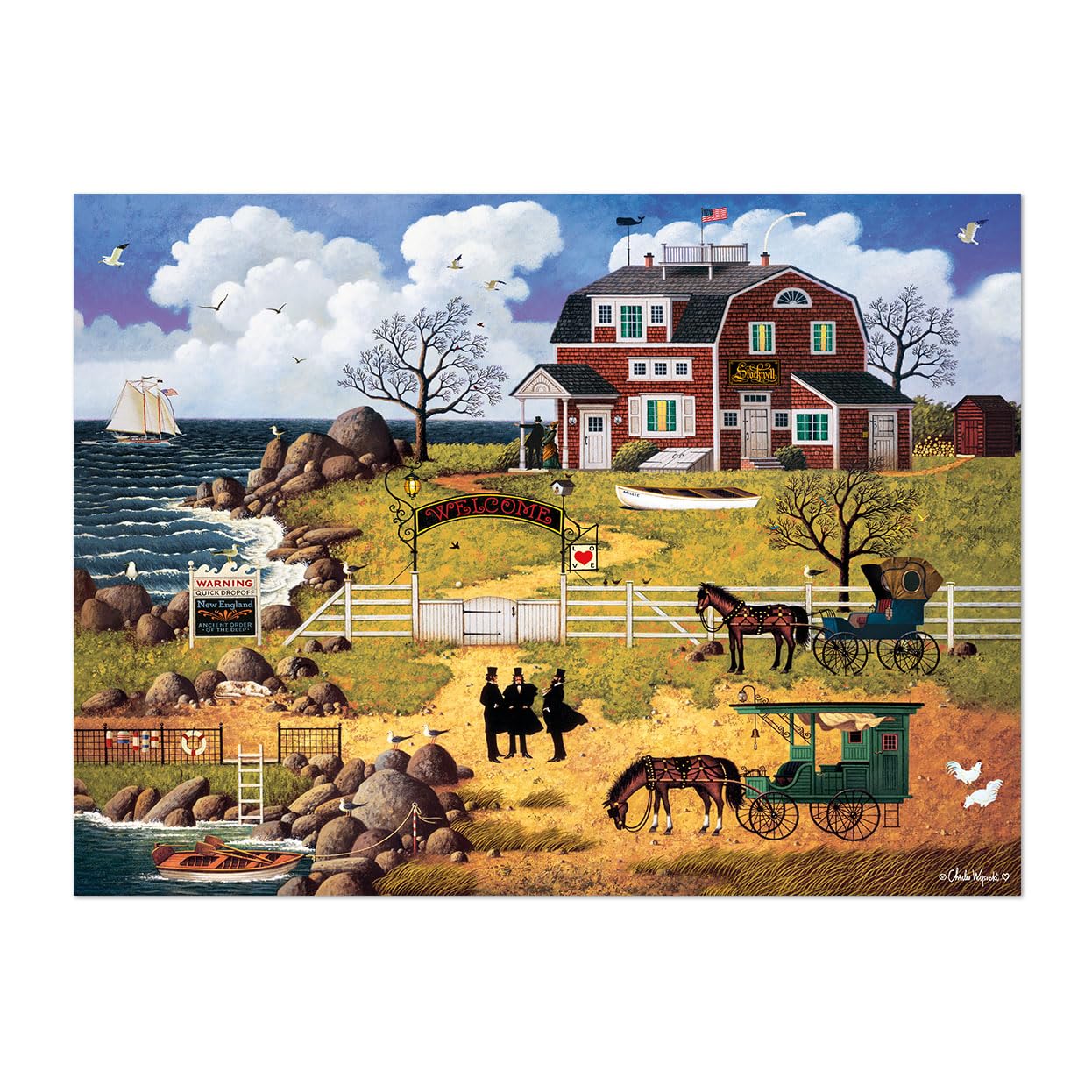 Buffalo Games - Charles Wysocki Formulating the Plan - 1000 Piece Puzzle