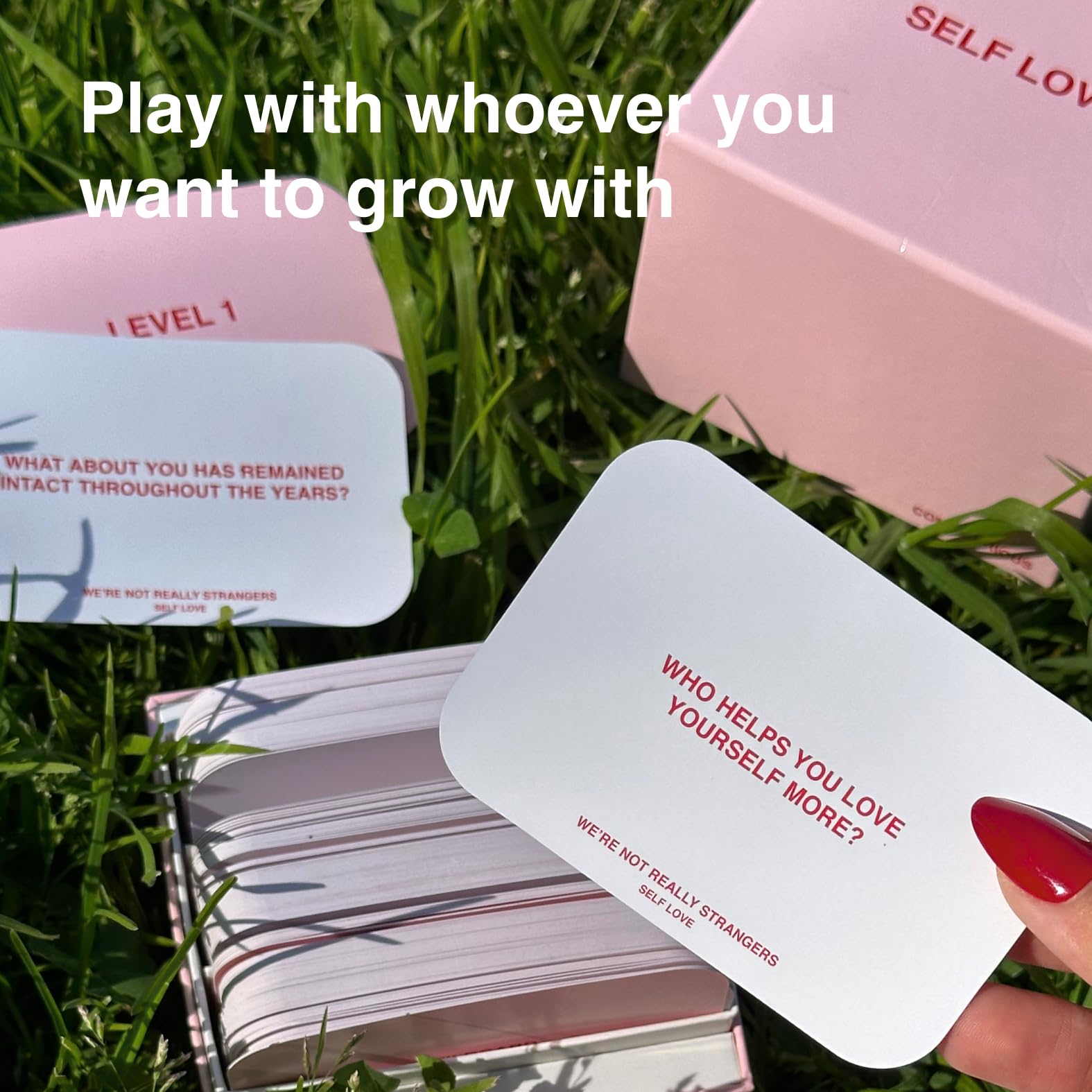 WE'RE NOT REALLY STRANGERS Self-Love Edition Card Game - A Journey to Self-Discovery and Empowerment for Singles, Couples, Adults, & Teens -