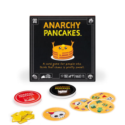 Exploding Kittens - Anarchy Pancakes, from The Makers of Spot It! - A Deliciously Fast-Paced Matching Game - 2-6 Players Ages 7+ - Great for Family