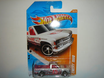 2011 Hot Wheels Chevy 1500 White #78/244