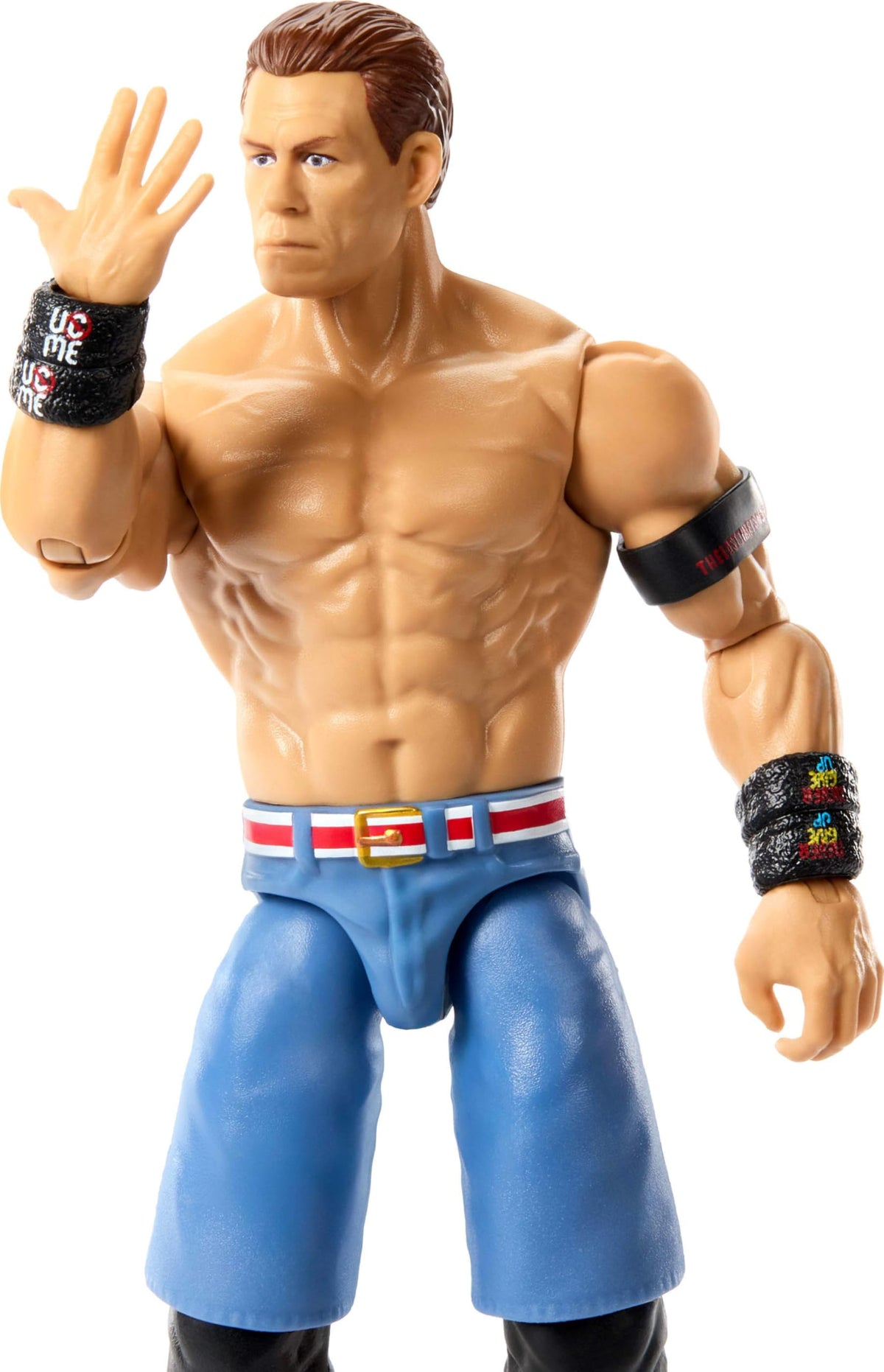 Mattel WWE John Cena Action Figure, Main Event Series #165, 6-inch Collectible Superstar with 14 Articulation Points & Life-Like Look