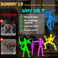 Luminous Titan 13 Action Figures Set, ?5-Pack?3D Printed Toys T Dummy 13