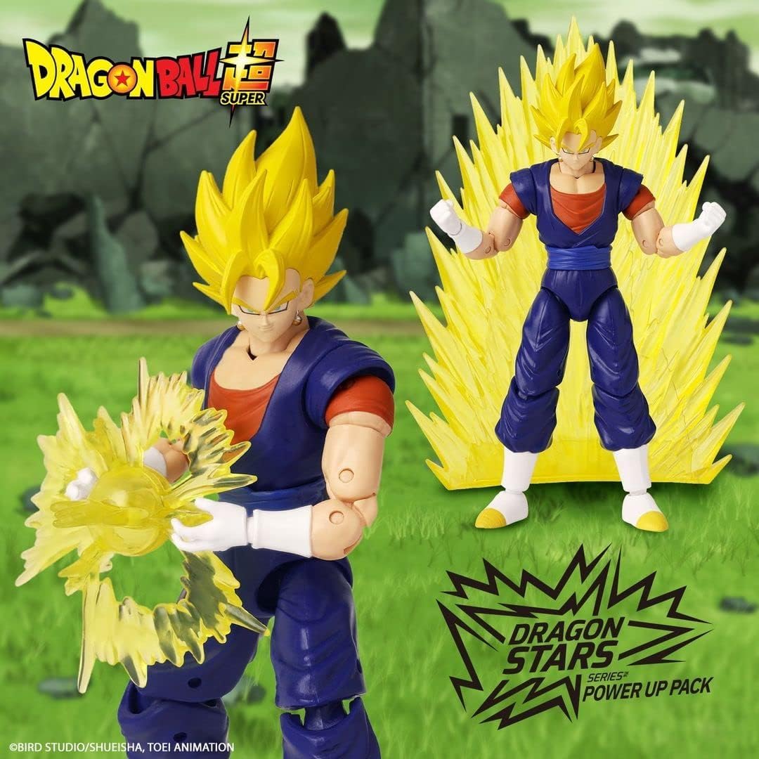 Dragon Stars Series - Dragon Ball Super - Super Saiyan Vegito, 6" Action Figure Power Up Pack
