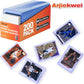 400 Pack Card Sleeves Hard Plastic, Arjiekwei 3"X4" Baseball Cards Protectors Plastic, Premium Card Holder for Trading Sports Baseball Football Game