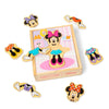 Melissa & Doug Disney Minnie Mouse Dress-Up Puzzle, 18 Pieces Mix and Match Outfits, Sorting & Matching Toy with Storage Case, Educational Puzzle for