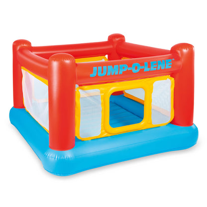 INTEX Jump-O-Lene Inflatable Trampoline Bounce House for Kids Ages 3-6