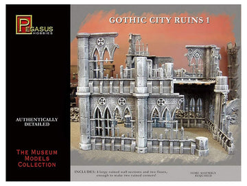 Pegasus Hobbies Gothic City Building Ruins Set 1
